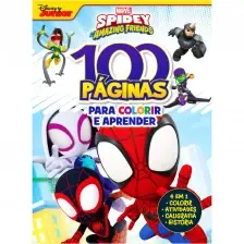 100 Paginas p Colorir Marvel Spidey Friends