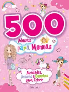 500 Adesivos Para Meninas - Rosa