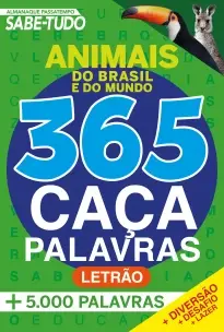 Almanaque Passatempo - Sabe-Tudo - 365 Caça-Palavras - Animais do Brasil e do Mundo