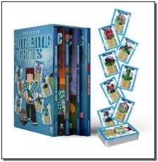Box Trilogia Authentic Games - 3 Vols + Jogo Batalha de Cartas