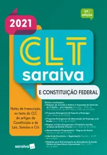 CLT Saraiva e Constituição Federal - 54ed/21