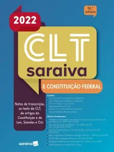 Clt Saraiva e Constituição Federal - 55Ed/22