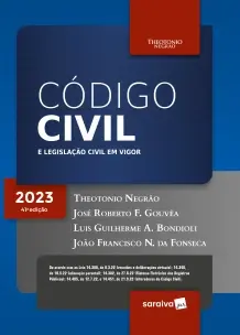 Código Civil e Legislação Civil Em Vigor - 41Ed/23