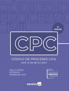 Código de Processo Civil Mini - Legislação Saraiva de Bolso - 06Ed/24