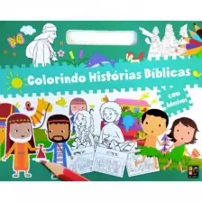 Colorindo - Histórias Bíblicas Com Adesivos