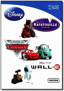 Decalque e Pinte - Pixar - Carros