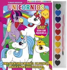 Floresta Encantada: Unicornios - Livro Para Pintar