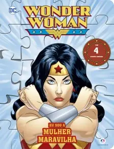 Livro Quebra Cabeça Wonder Woman