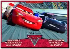 Disney Prancheta Para Colorir - Carros 3