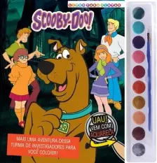 Scooby-doo - Livro Para Pintar - Aquarela 10 Cores