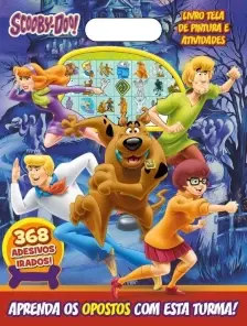 Scooby Doo Livro Tela De Pintura e Atividades
