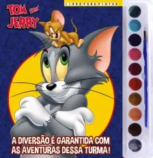 Tom e Jerry Livro Para Pintar Com Aquarela